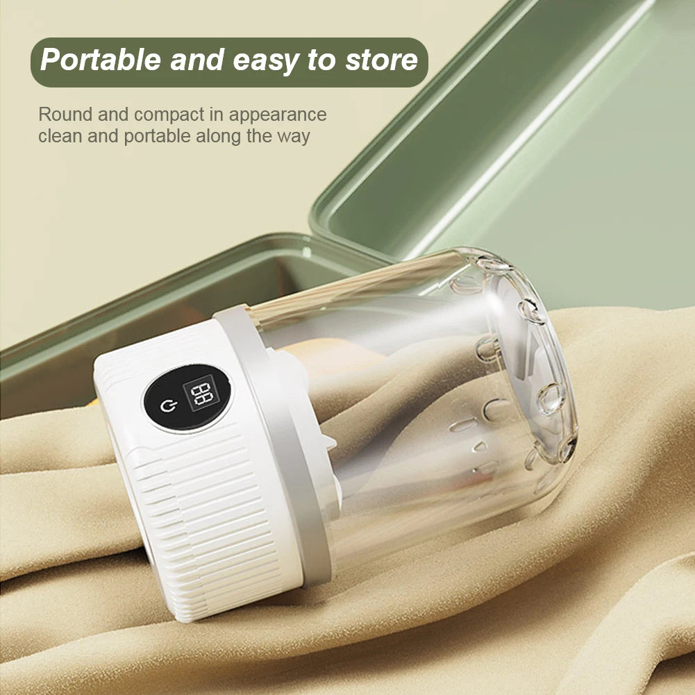 Smart Mini Washer for Lingerie & Small Laundry – Rechargeable